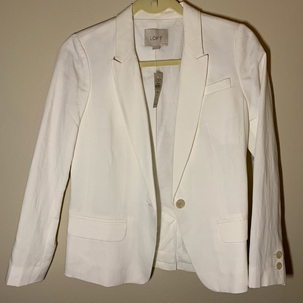 NWT White Loft Blazer